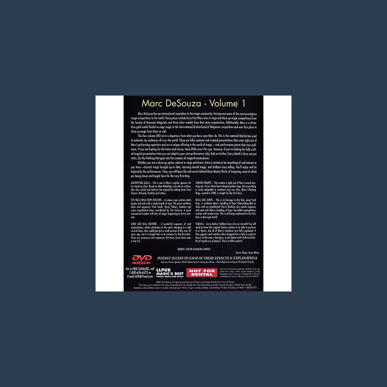 Master Works of Conjuring Vol. 1 by Marc DeSouza - DVD