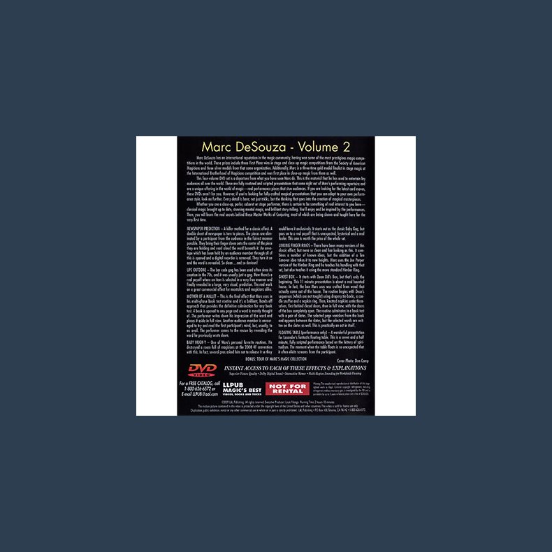 Master Works of Conjuring Vol. 2 by Marc DeSouza - DVD