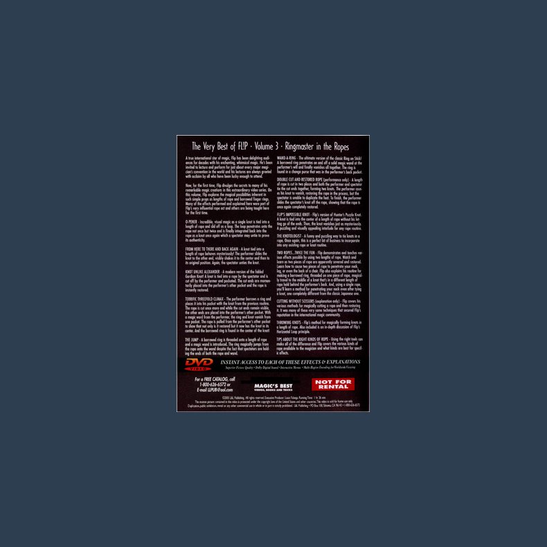Very Best of Flip Vol 3 (Flip-Ringmaster in the Ropes) by L &amp; L Publishing - DVD