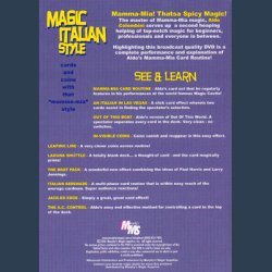 Magic Italian Style by Aldo Colombini - DVD