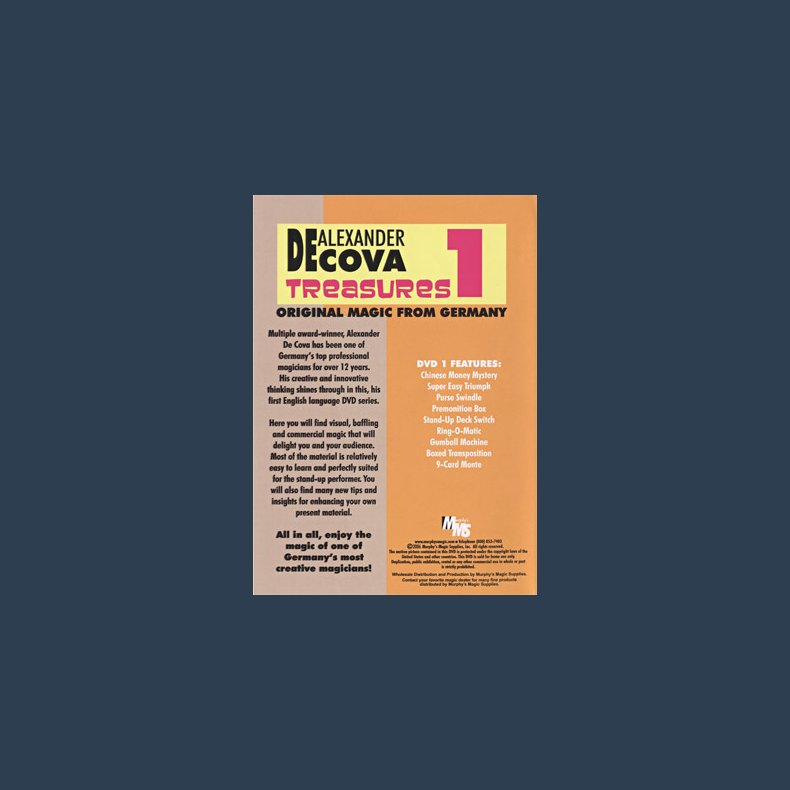 Treasures Vol 1 by Alexander DeCova - DVD