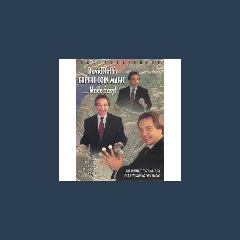 David Roth Expert Coin Magic Made Easy (3 Vol. set) video DOWNLOAD