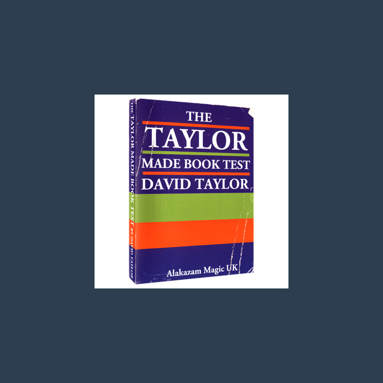 Taylor Made Book Test by David Taylor video DOWNLOAD