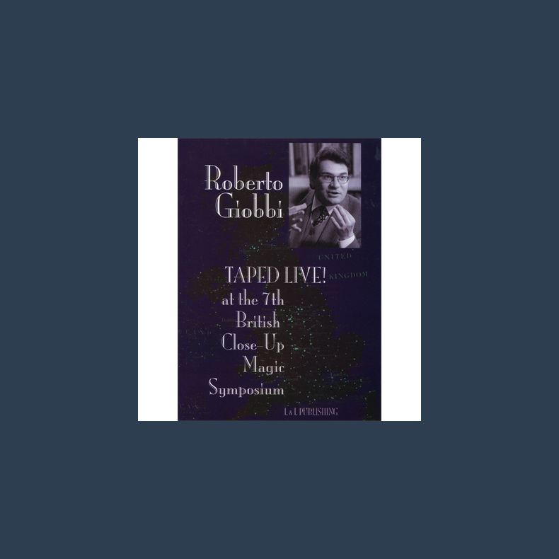 Roberto Giobbi Taped Live video DOWNLOAD