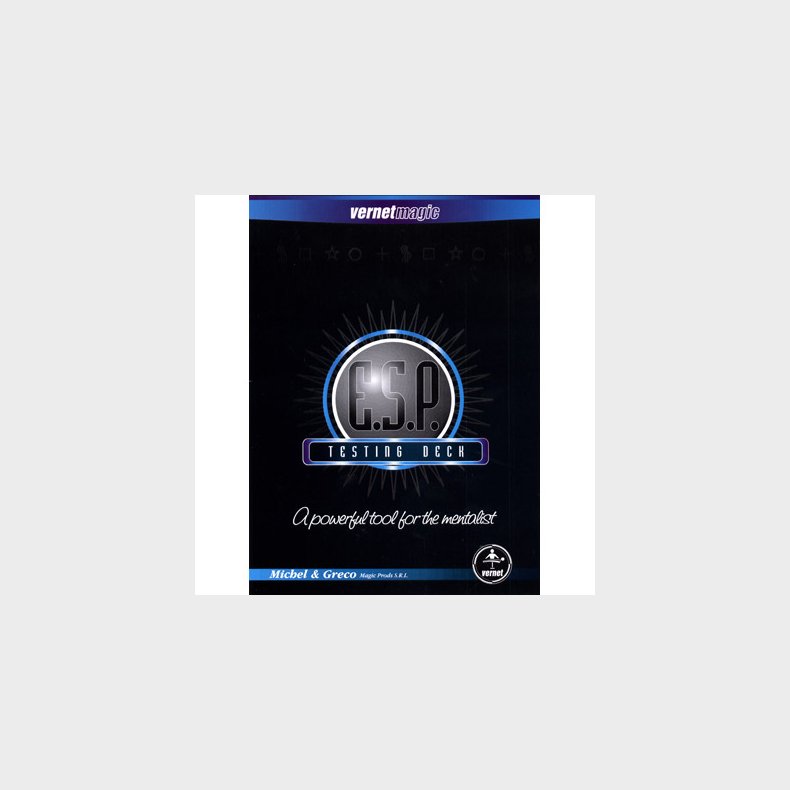 ESP Testing Deck (marked w/routines) by Vernet