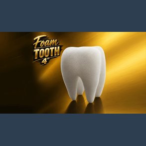 Foam Tooth 4&Prime;  skumtand
