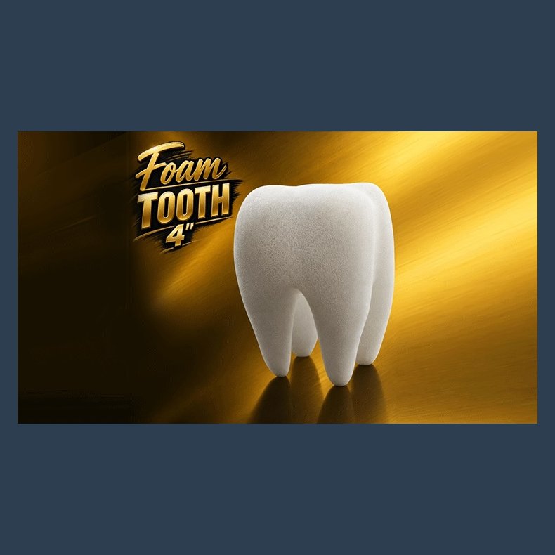 Foam Tooth 4&Prime;  skumtand