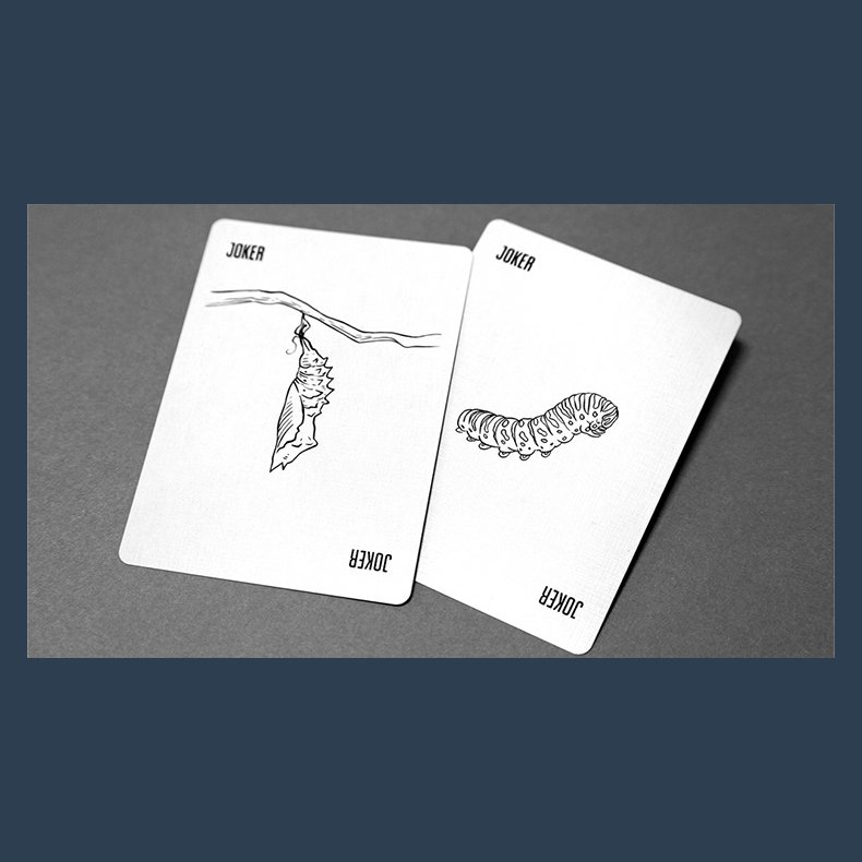 Gaff Butterfly Worker Marked Playing Cards by Ondrej Psenicka