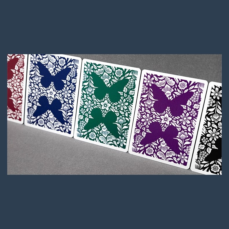 Gaff Butterfly Worker Marked Playing Cards by Ondrej Psenicka
