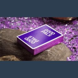 GILDED Good Pals Purple Foil Logo Playing Cards