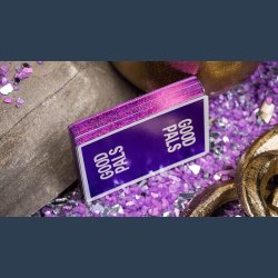 GILDED Good Pals Purple Foil Logo Playing Cards