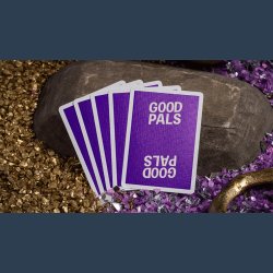 GILDED Good Pals Purple Foil Logo Playing Cards