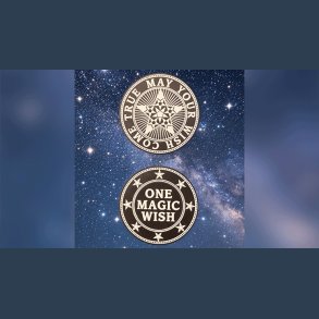 Giveaway Magic Wishing Coins (20 Plastic Coins) by Alan Wong