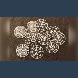 Giveaway Magic Wishing Coins (20 Plastic Coins) by Alan Wong