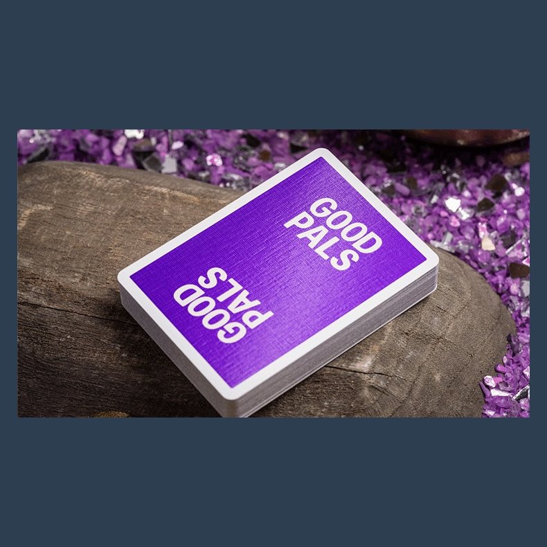 Good Pals Purple Foil Logo Playing Cards