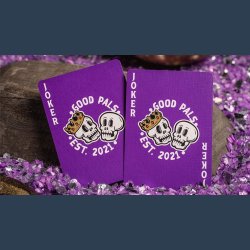 Good Pals Purple Foil Logo Playing Cards