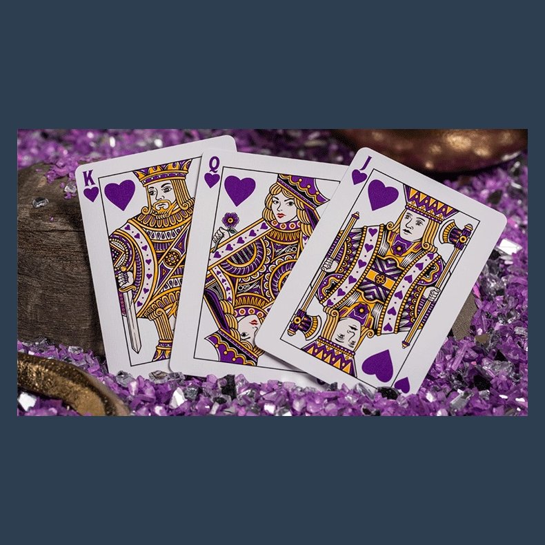 Good Pals Purple Foil Logo Playing Cards