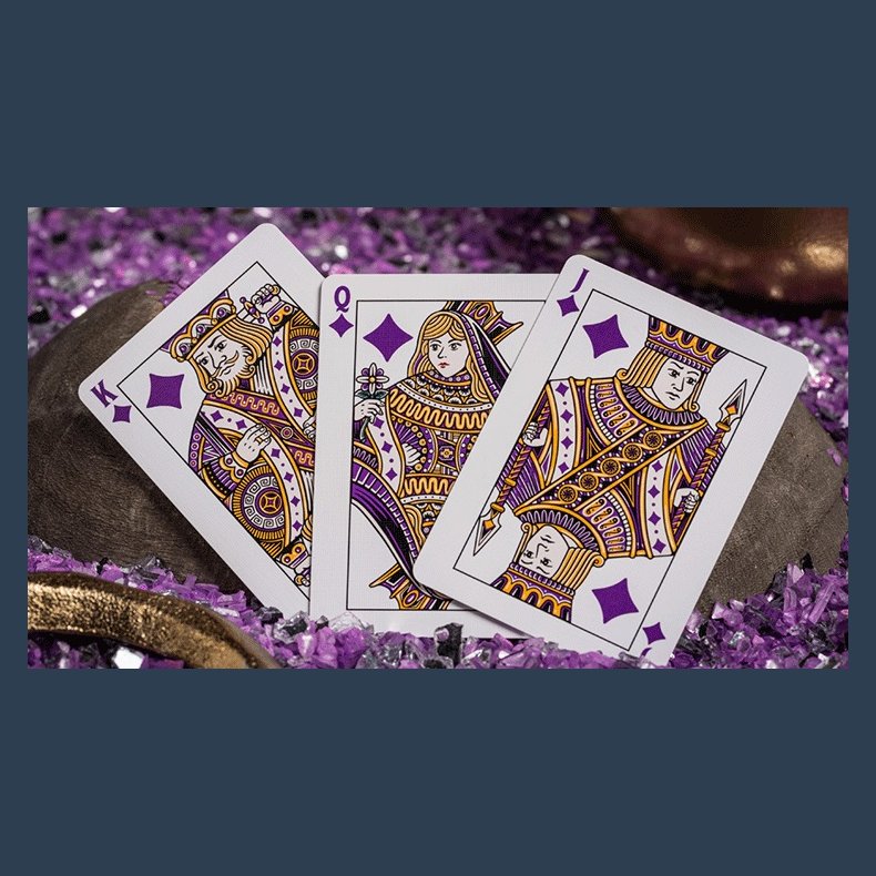 Good Pals Purple Foil Logo Playing Cards