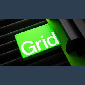 Grid Series Four - Typographic Playing Cards