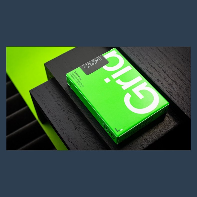 Grid Series Four - Typographic Playing Cards