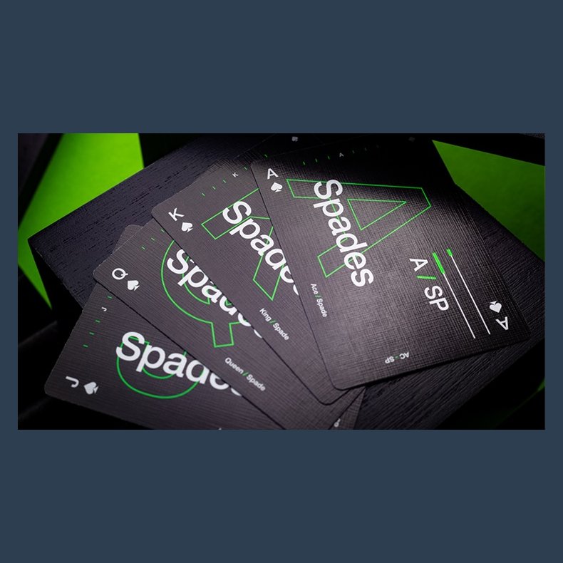 Grid Series Four - Typographic Playing Cards
