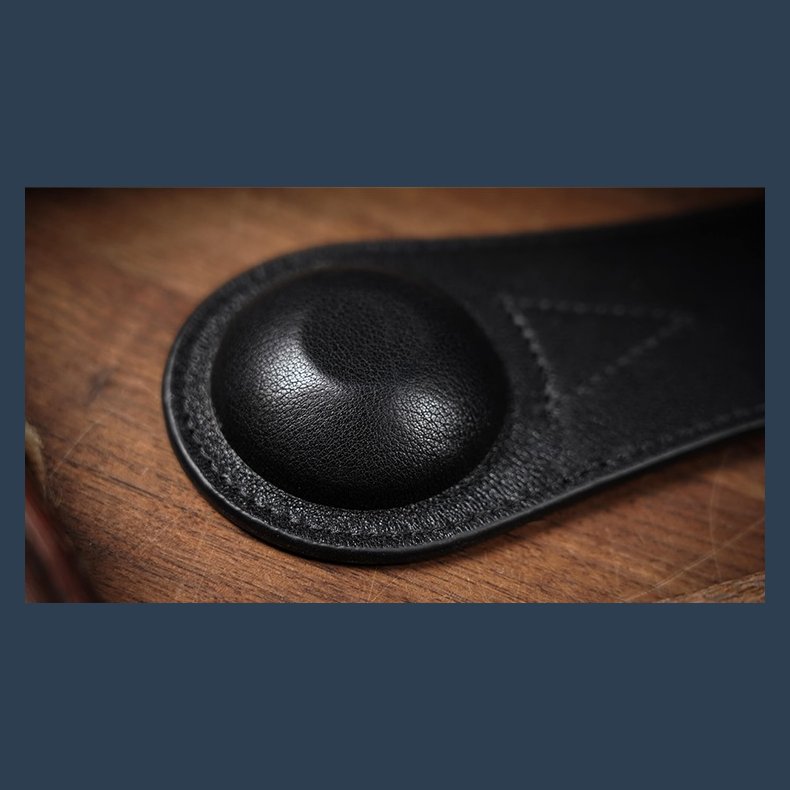 Leather Book Weight (Black) by TCC Presents