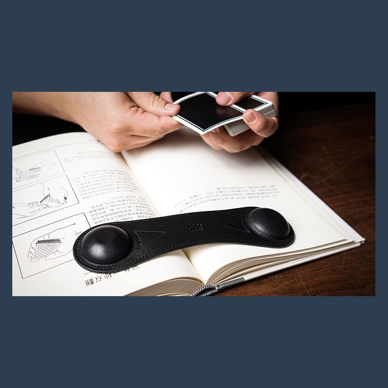 Leather Book Weight (Black) by TCC Presents
