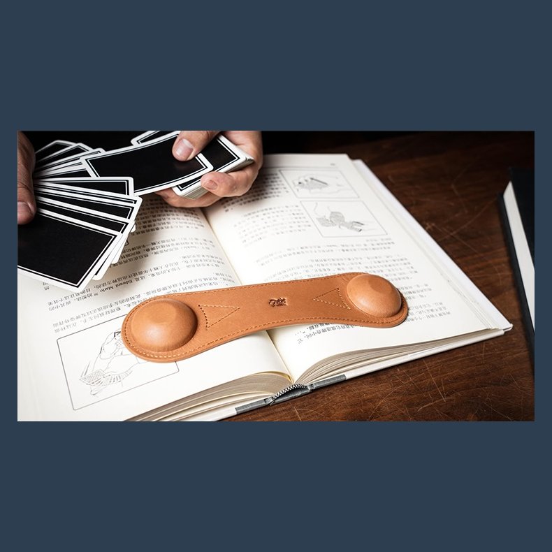 Leather Book Weight (Brown) by TCC Presents