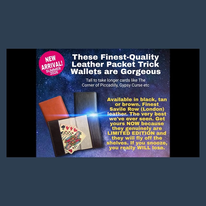 Leather Packet Wallet by Paul Gordon