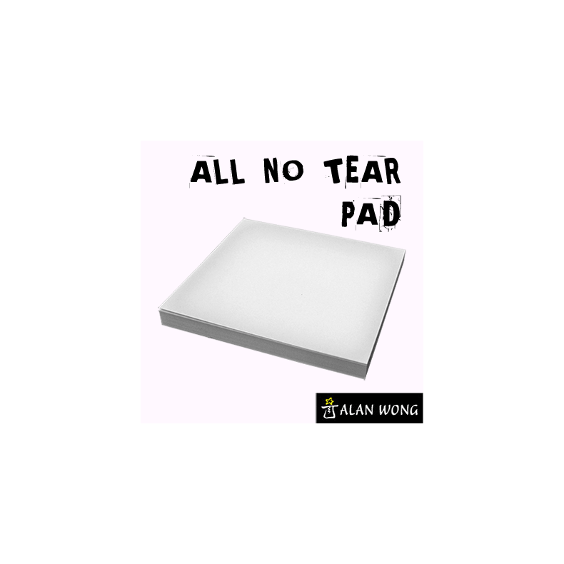 No Tear Pad (Small, 3.5 X 3.5, All No Tear) by Alan Wong