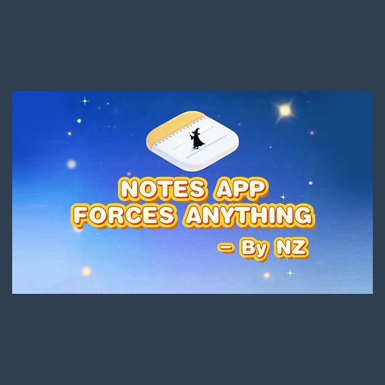 Notes App Forces Anything by Richard Zeng