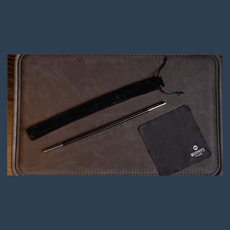 Professional's Magic Wand (Ebony/Silver Tip) by Murphy's Magic