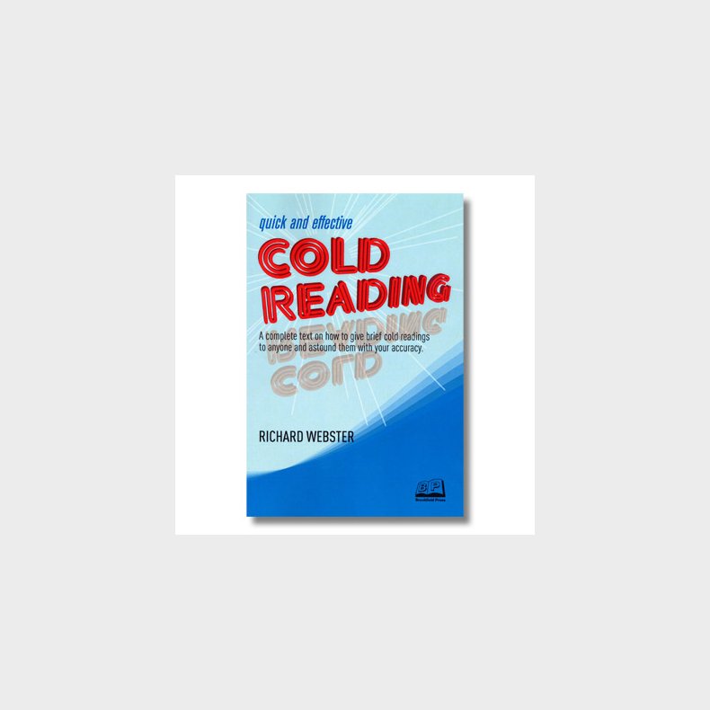 Quick and Effective Cold Reading by Richard Webster