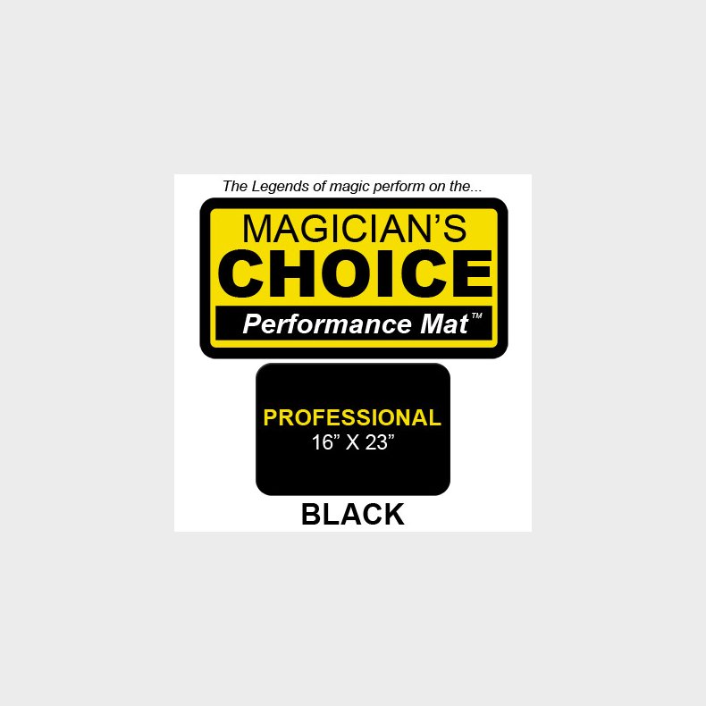 Professional Close-Up Mat (BLACK - 16x23) by Ronjo
