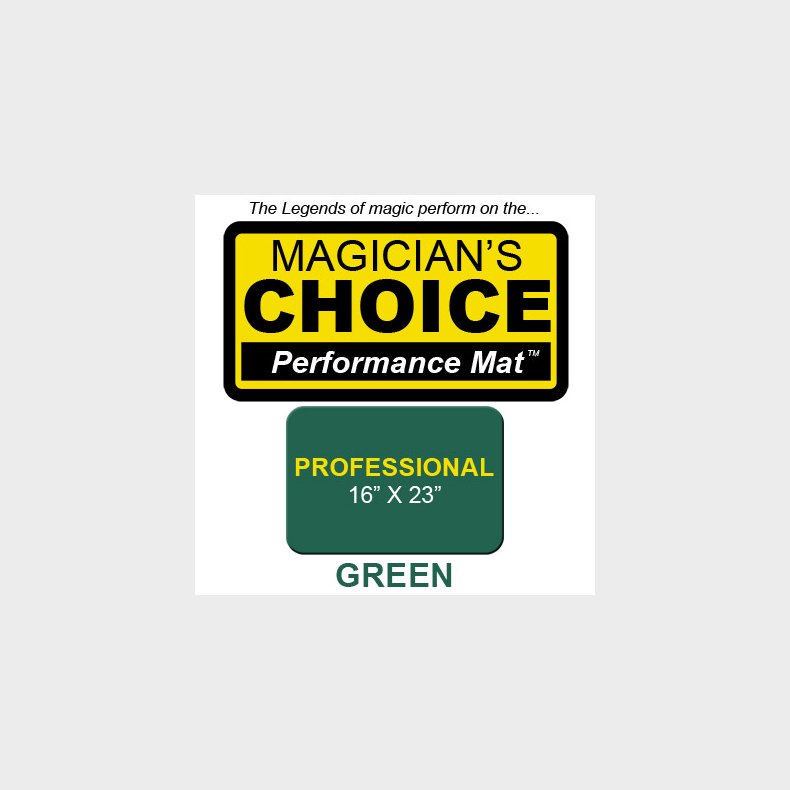 Professional Close-Up Mat (GREEN - 16x23) by Ronjo