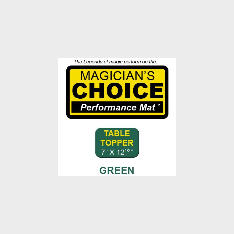 Table Topper Close-Up Mat (GREEN - 7x12.5) by Ronjo