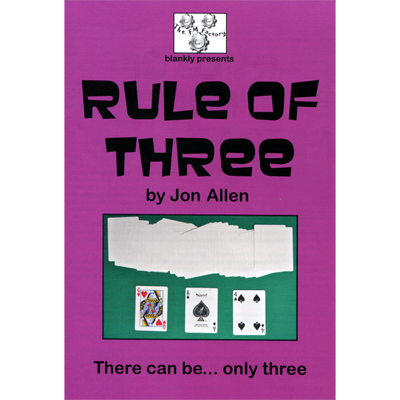 Rule of Three by Jon Allen - Kort tricks - Klik her - Tryllebutikken.dk