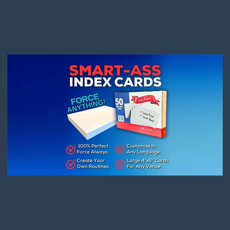 Smart-Ass Index Cards by Bill Abbott