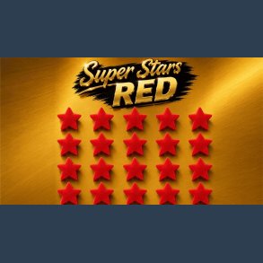 Super Stars Red (Bag of 20) Sponge