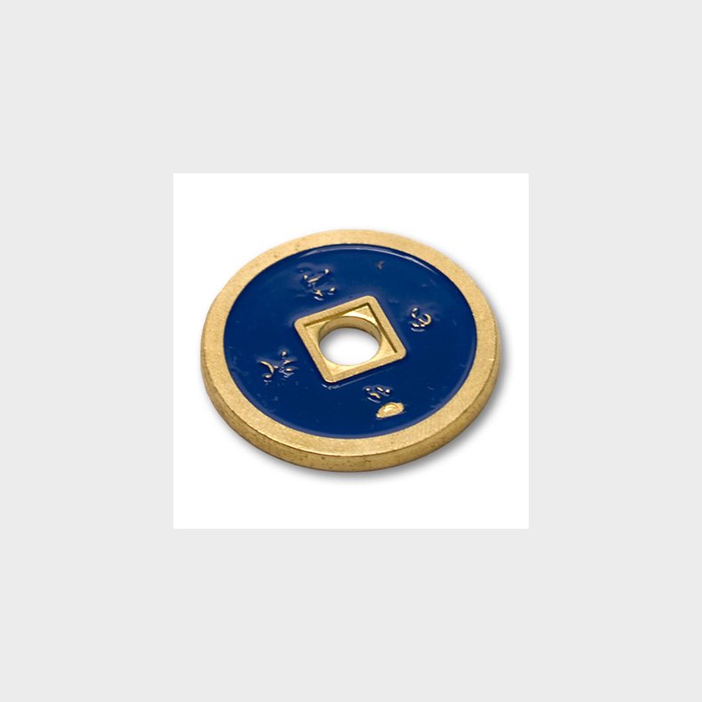 Chinese Coin - Blue &amp; Red by Tango Magic