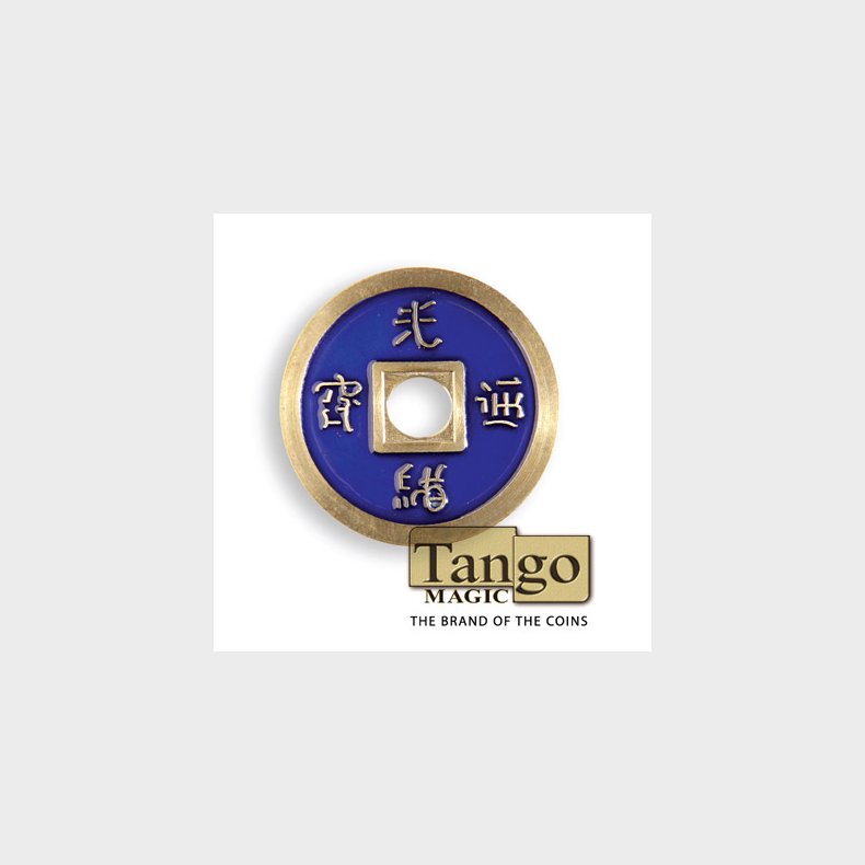 Chinese Coin - Blue &amp; Red by Tango Magic