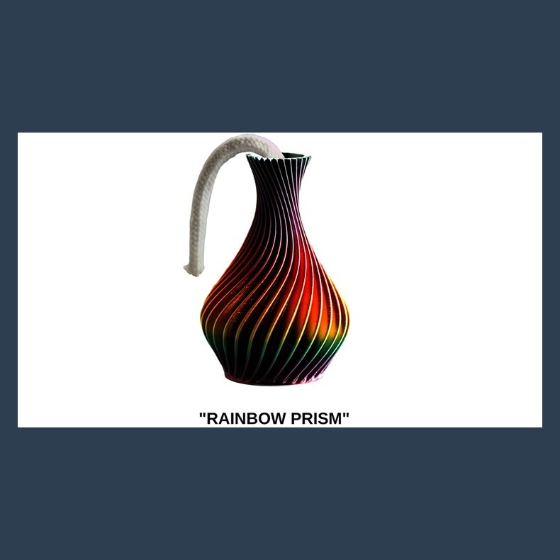 The American Prayer Vase Genie Bottle RAINBOW PRISM by Big Guy's Magic