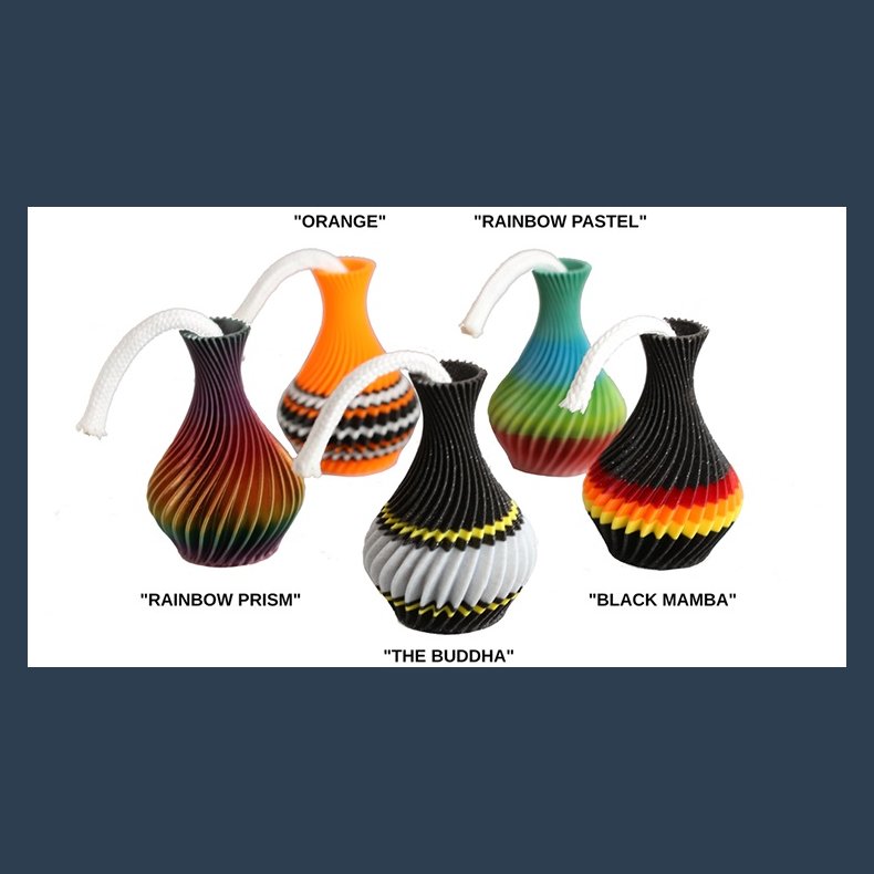The American Prayer Vase Genie Bottle RAINBOW PRISM by Big Guy's Magic