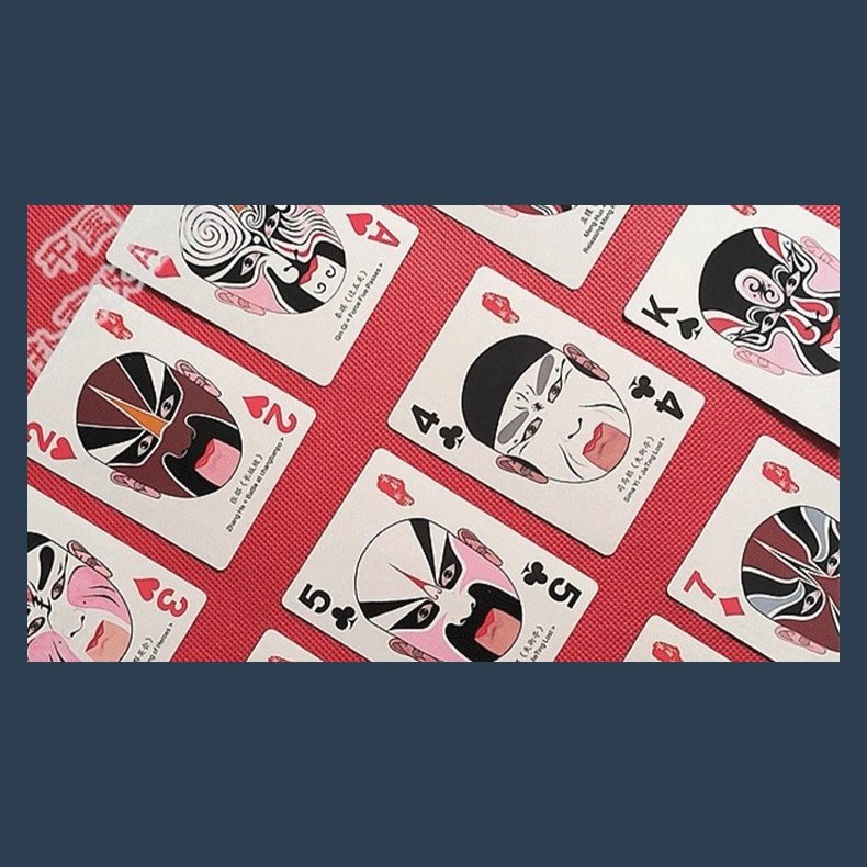 The Three Kingdoms of Peking Opera  Playing Cards
