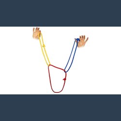Three Color Linking Ropes by Vincenzo Di Fatta