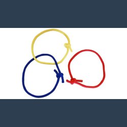 Three Color Linking Ropes by Vincenzo Di Fatta