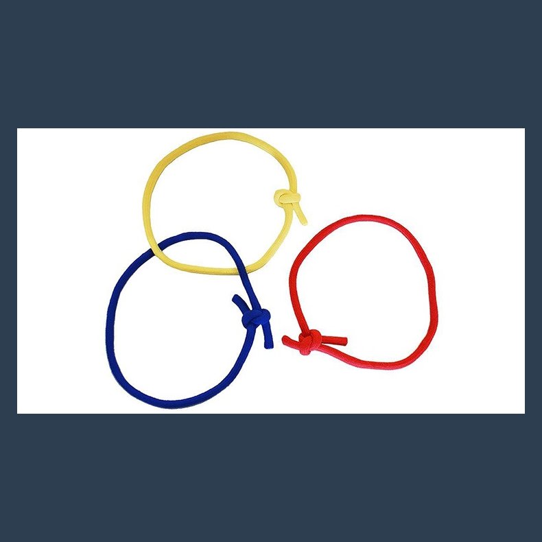 Three Color Linking Ropes by Vincenzo Di Fatta