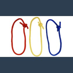Three Color Linking Ropes by Vincenzo Di Fatta