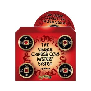The Visible Chinese Coin Mystery System (Gimmicks and DVD) by Marcel and Tango Magic
