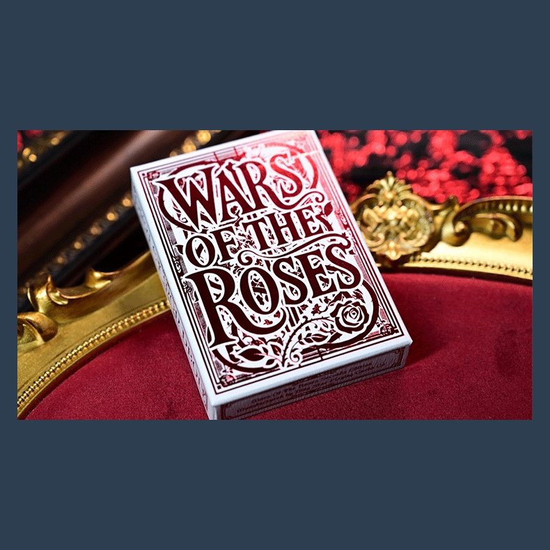 Wars of the Roses (2nd Edition Red Tuck- Gilded ) Playing Cards
